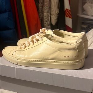Common projects Cream Leather Sneakers